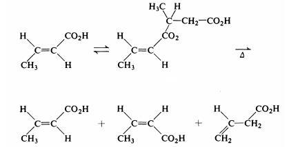 图2.巴豆酸与乙烯基乙酸的热互变异构 jpg