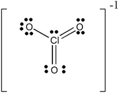  ClO3-ChlorineOxidation state