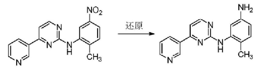 N-(5-氨基-2-甲基苯基)-4-(3-吡啶基)-2-氨基嘧啶的合成.png