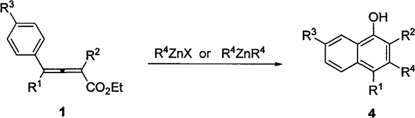 1-萘酚的多取代反应
