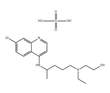 Fig. 1 Structural formula of Hydroxychloroquine sulfonate