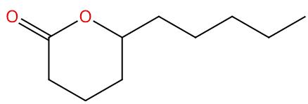 图1丁位癸内酯的化学结构