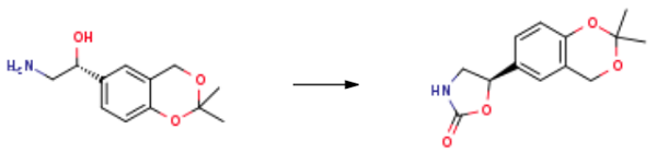 2-Oxazolidinone, 5-(2,2-diMethyl-4H-1,3-benzodioxin-6-yl)-, (5R)-