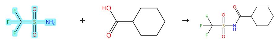 三氟甲磺酰胺和羧酸的缩合反应
