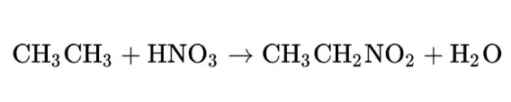 乙烷硝化反应