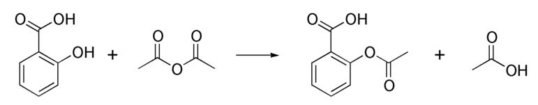 图1 阿司匹林的合成反应式.png