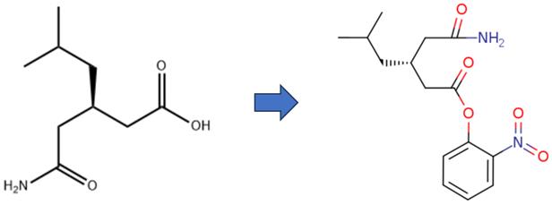 (R)-(-)-3-(氨甲酰甲基)-5-甲基己酸的酯化反应