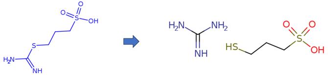 异硫脲丙基硫酸的分解反应