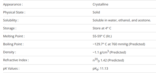 physical and chemical properties of Formic Hydrazide