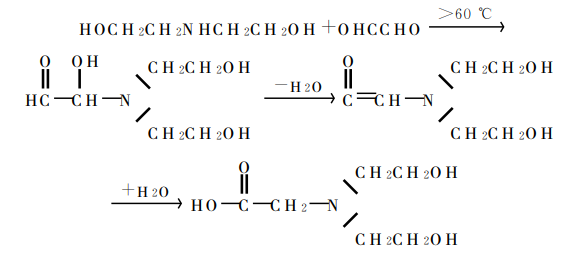 N,N-二羟乙基甘氨酸的反应路线