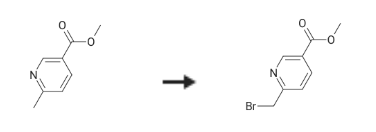 methyl 6-(bromomethyl)nicotinate synthesis