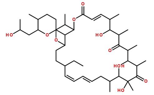 寡霉素的化学结构式