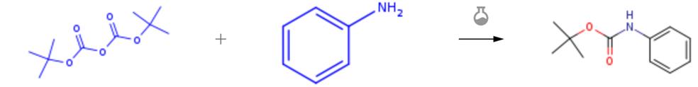 二碳酸二叔丁酯保护氨基的反应