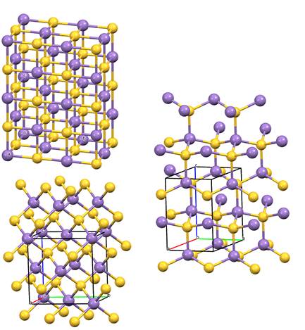 crystal structure of Manganese sulfide