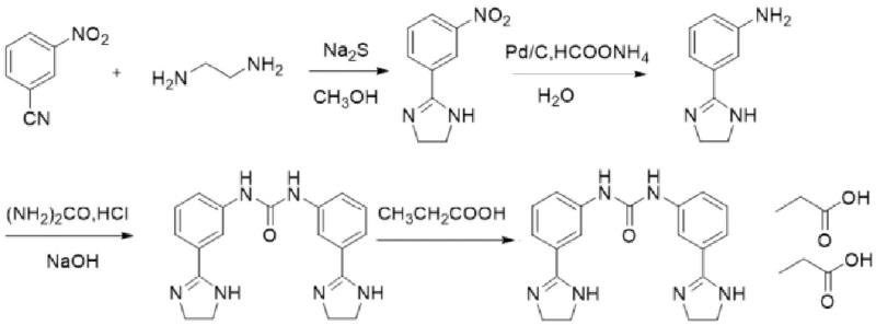 二丙酸咪唑苯脲的合成.png