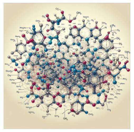 Figure 1 molecular structure diagram of Maytansine
