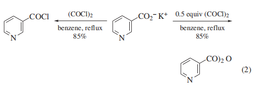 Oxalyl chloride Reactions