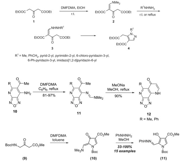 4637-24-5 N, N-Dimethylformamide dimethyl acetalDMF-DMARelated reactions