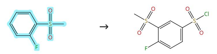 2-氟苯基甲基砜的磺酰化反应