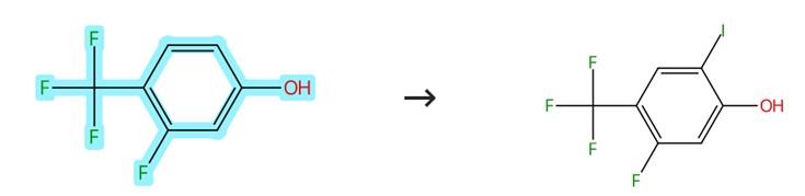 3-氟-4-(三氟甲基)苯酚的碘化反应