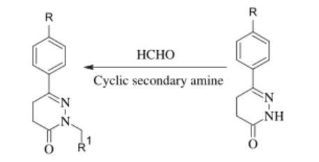 图1 6-(4-氨基-2,6-二氯苯氧基)-4-异丙基哒嗪-3(2H)-酮的合成反应式.png