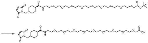 图1 5,8,11,14,17,20,23,26-八氧杂-2-氮杂二十九碳二酸 1-(9H-芴-9-基甲基)酯的合成反应式.png