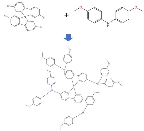 2,2',7,7'-四[N,N-二(4-甲氧基苯基)氨基]-9,9'-螺二芴的合成与应用