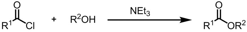 酰氯与醇类物质的酰化反应