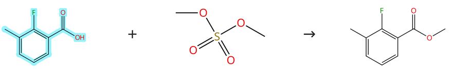 2-氟-3-甲基苯甲酸的酯化反应