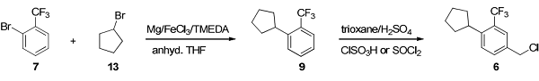 4-ChloroMethyl-1-cyclopentyl-2-trifluoroMethyl-benzene