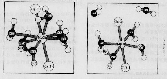 六水合氯化镁分子构型及原子编号.png