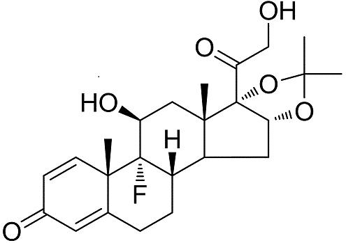 Fig1.Constitutional formula of triamcinolone acetonide