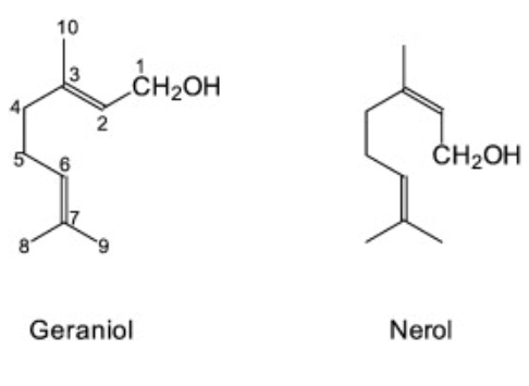 106-24-1 Geraniol3,7-dimethylocta-trans-2,6-dien-1-olSynthesis method