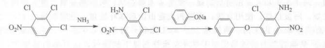 苯草醚合成路线