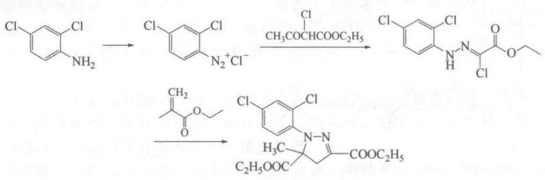 吡唑解草酯的合成