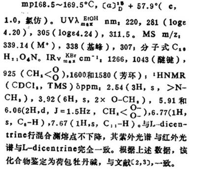 (+)-荷包牡丹碱和(－)-荷包牡丹碱的区别