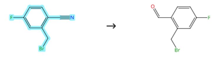 2-氰基-5-氟溴苄的还原反应
