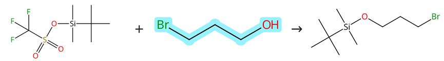3-溴-1-丙醇的硅醚化反应