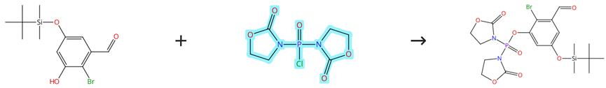 双(2-氧代-3-恶唑烷基)次磷酰氯的酰化反应