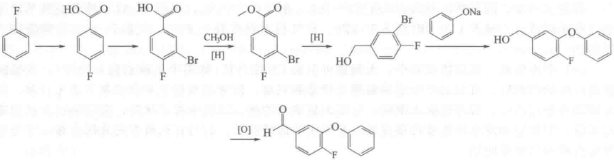 高效氟氯氰菊酯中间体3-苯氧基 4-氟苯甲醛的合成