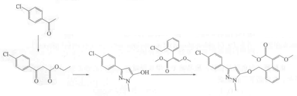 唑菌酯的合成路线