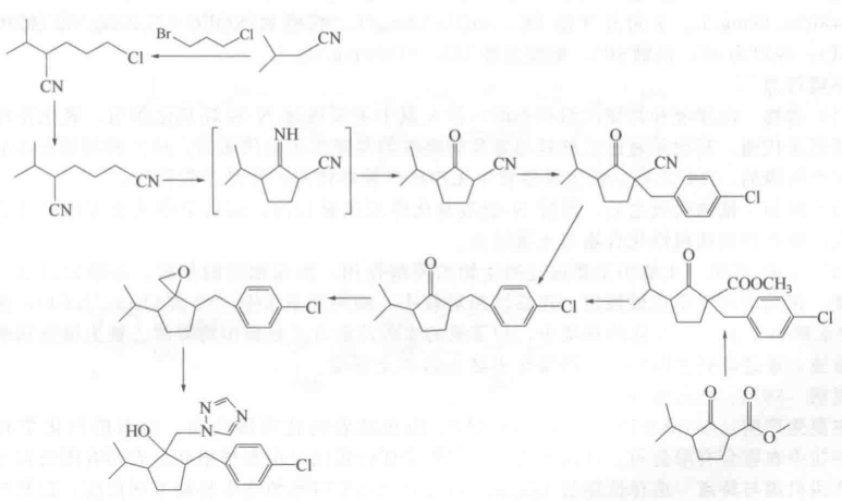 种菌唑合成路线