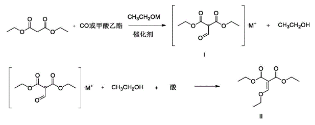 乙氧基甲叉丙二酸二乙酯的合成路线