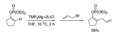 环戊烯醇磷酸二乙酯和溴丙烯的镁化反应.jpg