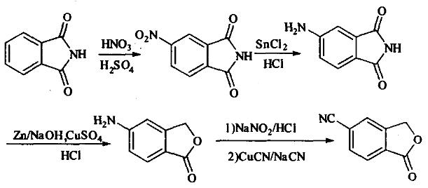 5-氰基苯酞的特性及制备工艺