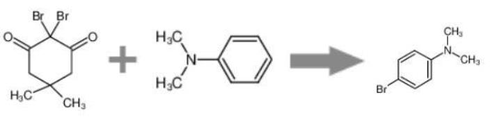 图1 4-溴-N,N-二甲基苯胺的合成反应式.png