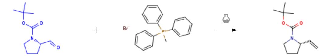 N-BOC-L-脯氨醛的烯基化反应