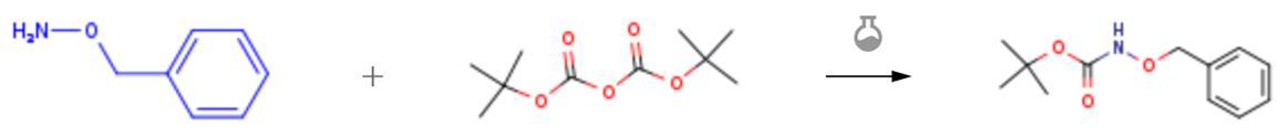 邻苄基羟胺的Boc保护反应