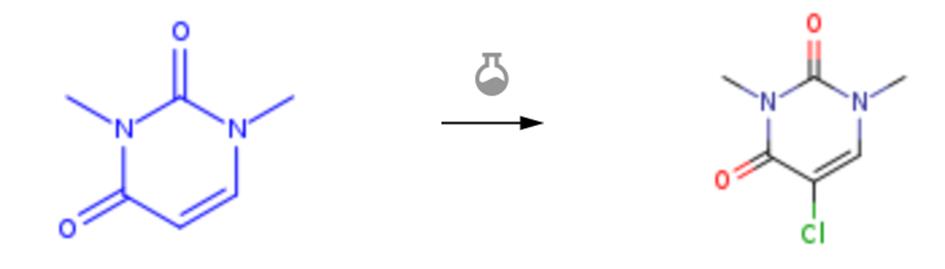 1,3-二甲基脲嘧啶的氯化与环化缩合反应