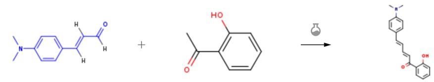 4-二甲基氨基肉桂醛的克莱森缩合反应